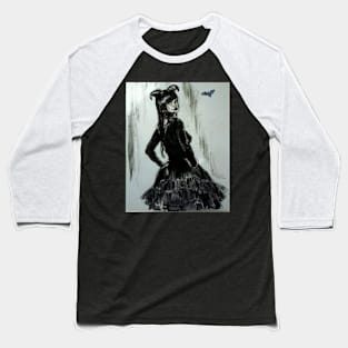 Goth girl Baseball T-Shirt